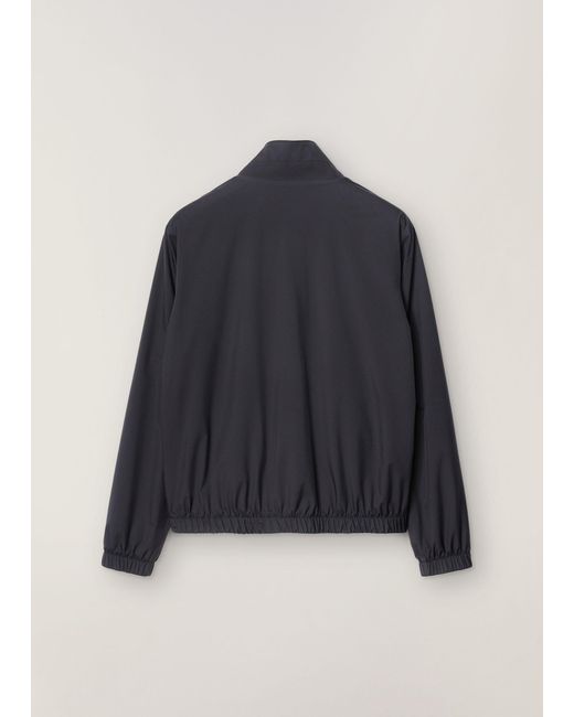 Loro Piana Blue Windmate Reversible Bomber Jacket for men