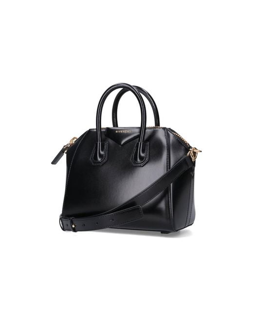 Givenchy Black Antigona Mini Top Handle Bag