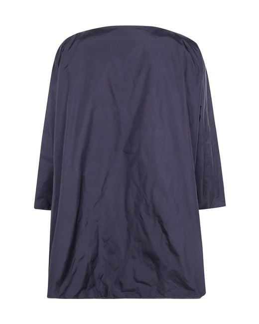 Daniela Gregis Blue 'Spezia' Washed Reversible Coat