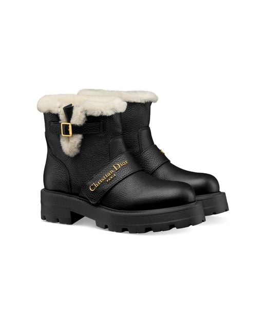 Dior Black Alps D-Quest Ankle Boot