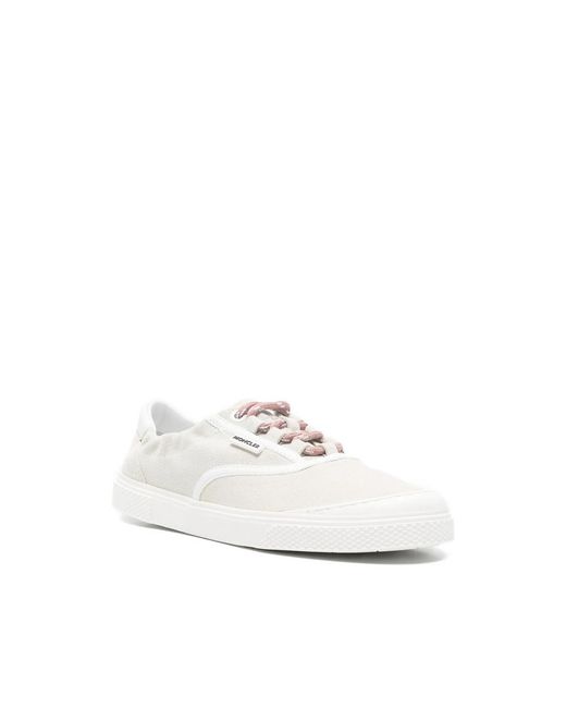 Moncler White Sneakers Neutral
