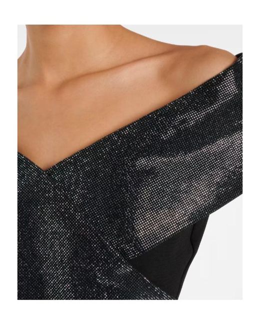 Roland Mouret Black Off Shoulder Dress