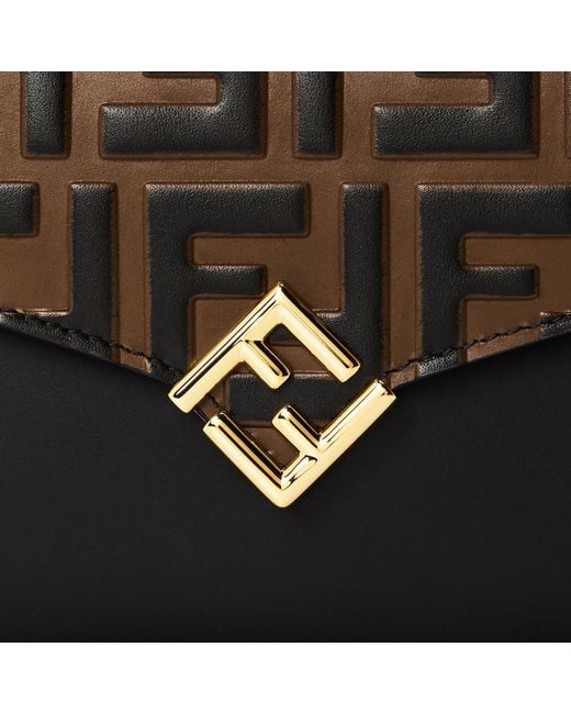 Fendi Black Ff Diamonds Wallet On Chain
