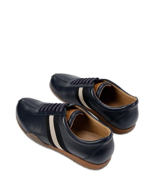 Bally Blue Logo Casual Sneakers for men