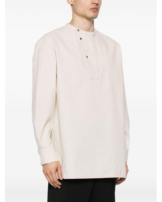 OAMC White Long-Sleeve Shirt for men