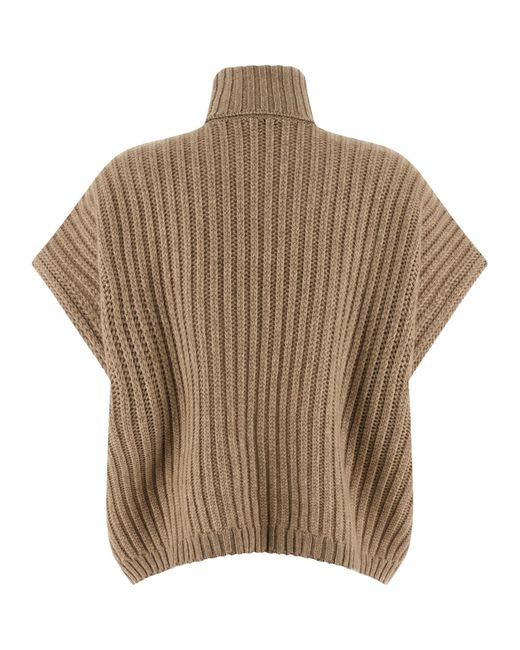 Brunello Cucinelli Brown Cashmere Vest