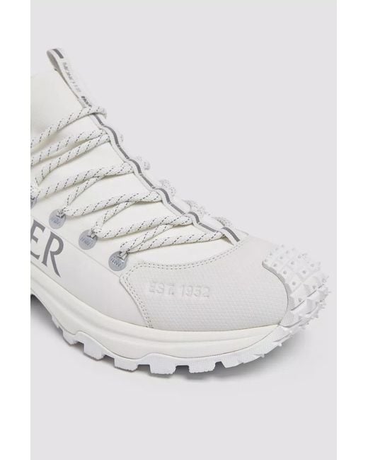 Moncler White Trailgrip Lite 2 Lace-Up Sneakers