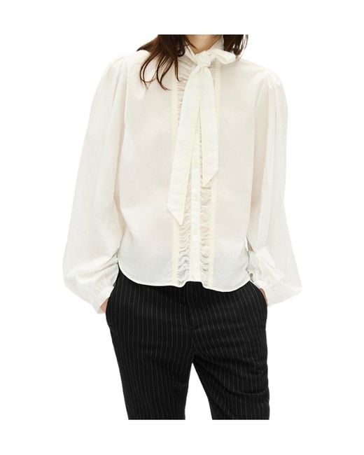 Ann Demeulemeester White Carina Shirt