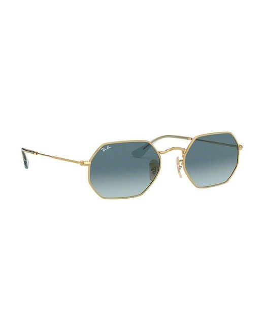Ray-Ban Green Rb3556N Octagonal Sunglasses for men