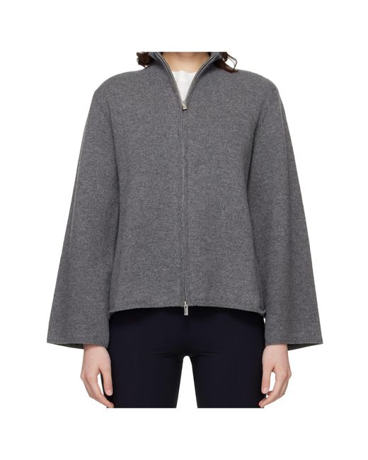 Loulou de Saison Gray Long-Sleeved Cardigan