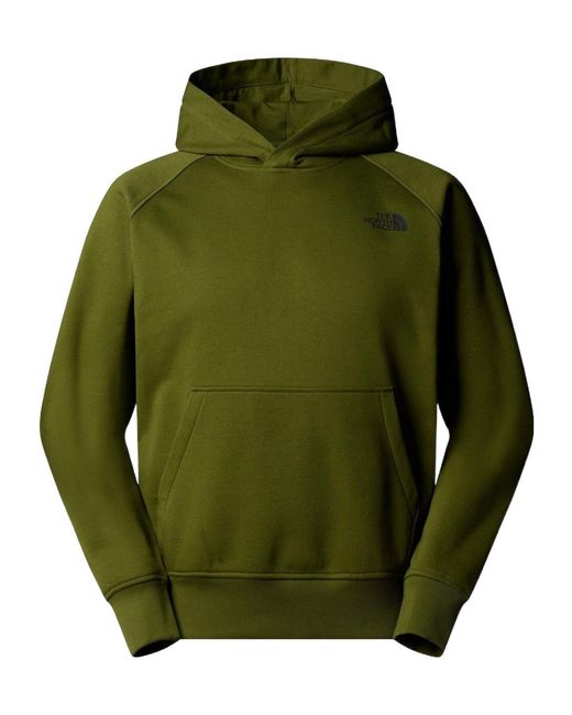 The North Face Green Cotton Long Sleeve Hoodie for men