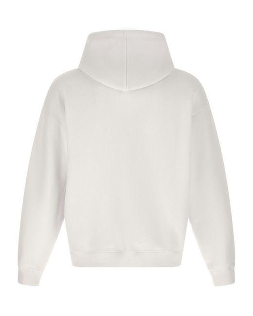 DSquared² White Logo Hoodie for men