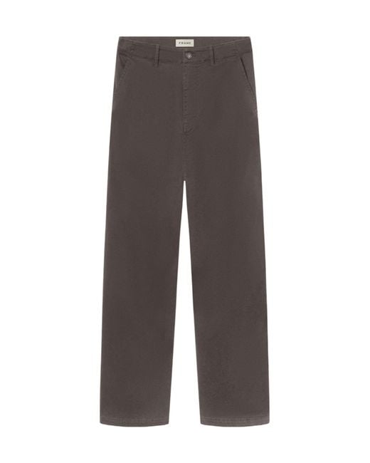 FRAME Gray Belt Loop Casual Pants for men
