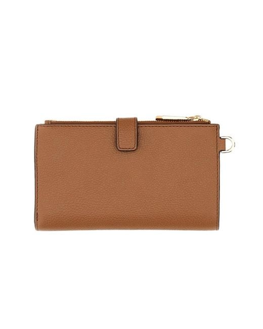 MICHAEL Michael Kors Brown Jet Set Bi-Fold Wallet