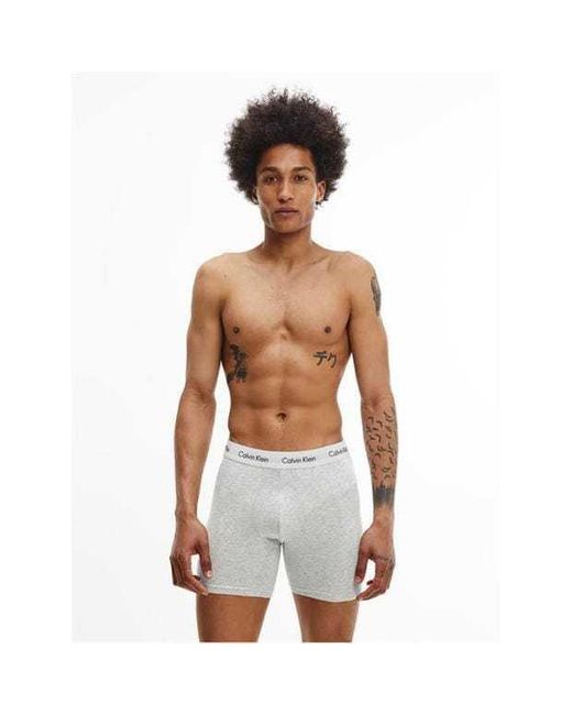 Calvin Klein Gray Logo Underwear for men