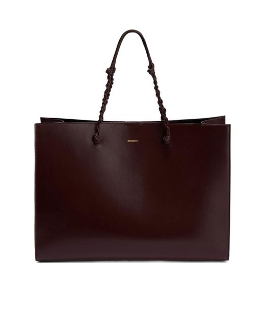 Jil Sander Black Handknotted Shopper