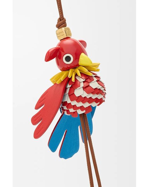 Loewe White Parrot Puzz Charm for men