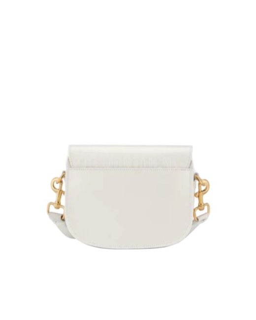 Dior White Small Bobby Handbag