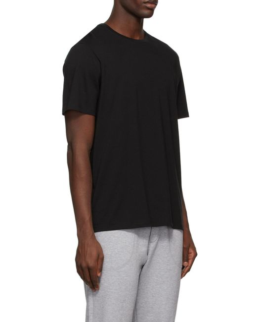 Vince Black T-Shirt With Round Neck And Short Sleeves for men