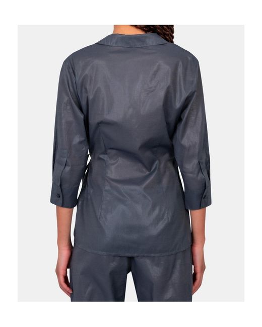 Paloma Wool Blue Lapel Shirt