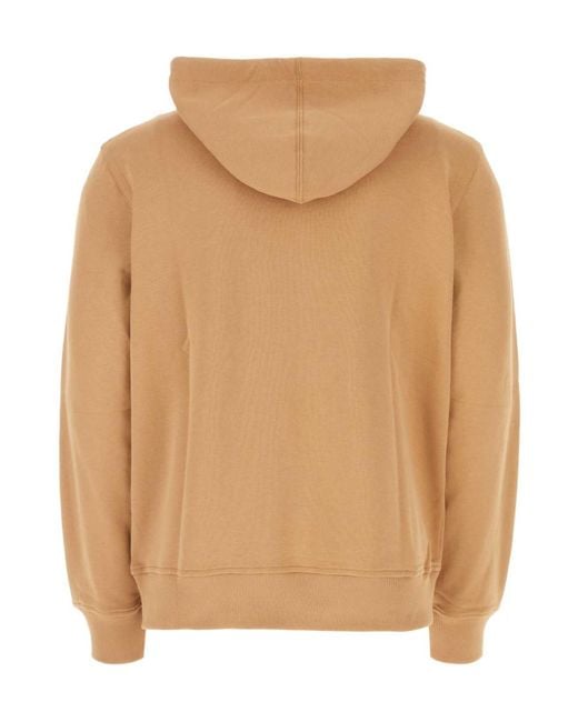 Etro Natural Long-Sleeved Drawstring Hoodie for men