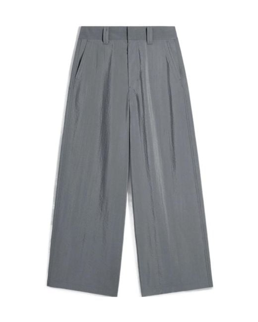 Lemaire Gray Wide-Leg Pants for men