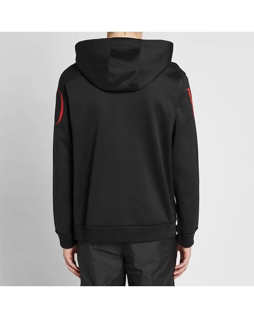 Valentino Black Logo Printed Casual Jacket for men