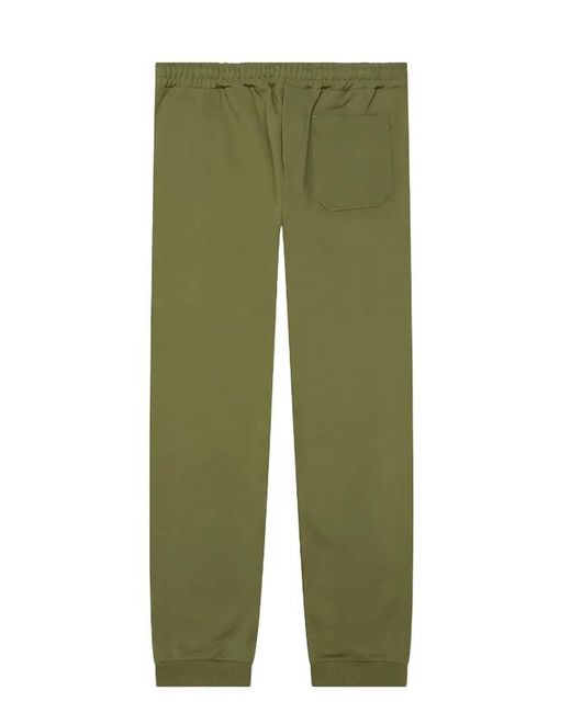 Helmut Lang Green Elasticated-Cuff Logo-Print Joggers for men