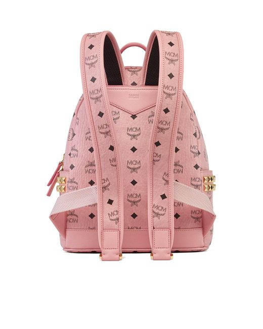 MCM Pink Stark Backpack