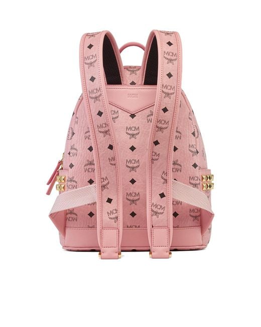 MCM Pink Stark Backpack