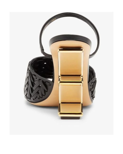 Fendi Black First High-Heeled Sandals