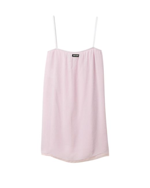Miu Miu Pink Chiffon Dress