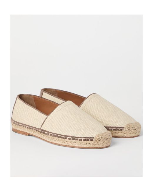 Brunello Cucinelli Natural Piping Espadrilles for men