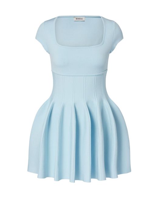 Jonathan Simkhai Blue Gallagher Minidress