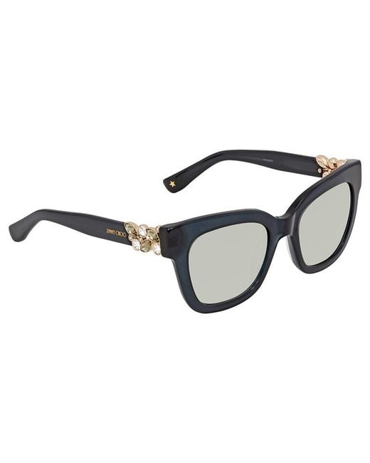 Jimmy Choo White Logo Sunglasses