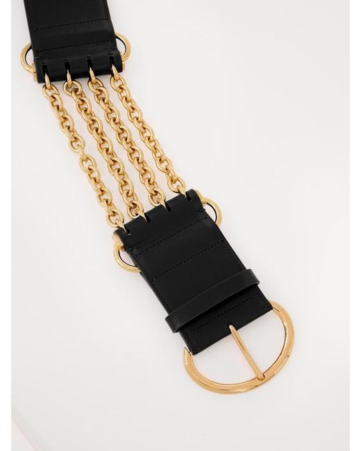 Chloé Black Buckle Belt