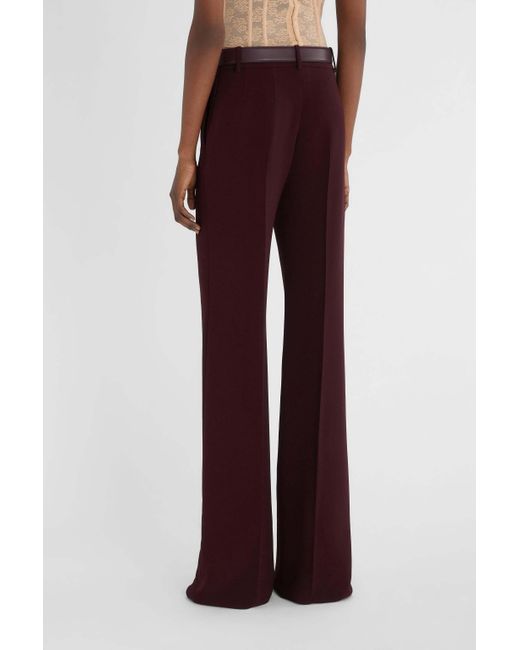 Ermanno Scervino Purple Wide Leg Trousers