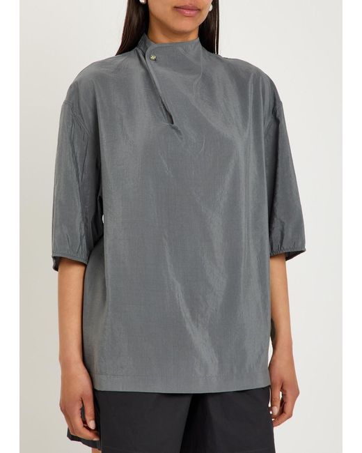 Lemaire Gray Casual Turtleneck Top