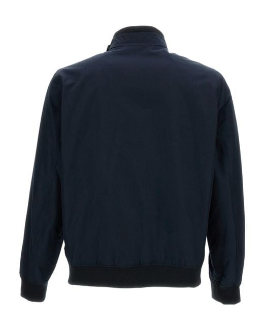 Woolrich Blue Spring Lewis Bomber Jacket for men