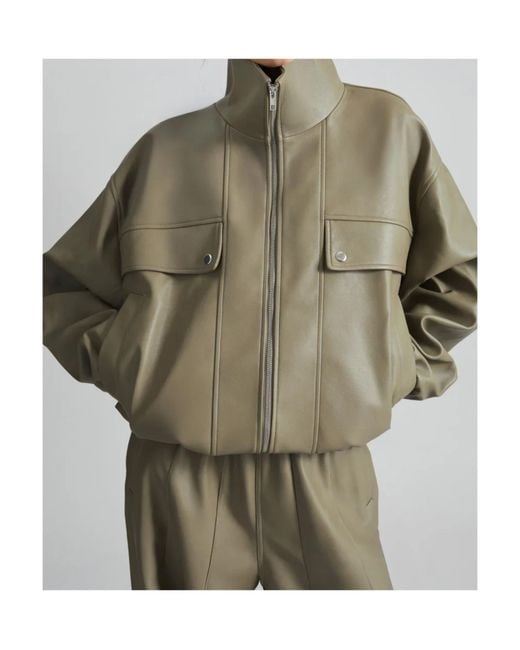Frankie Shop Green Bomber Jackets
