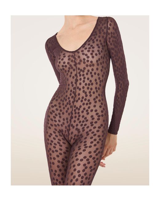 Wolford Multicolor Dots-Pattern Catsuit
