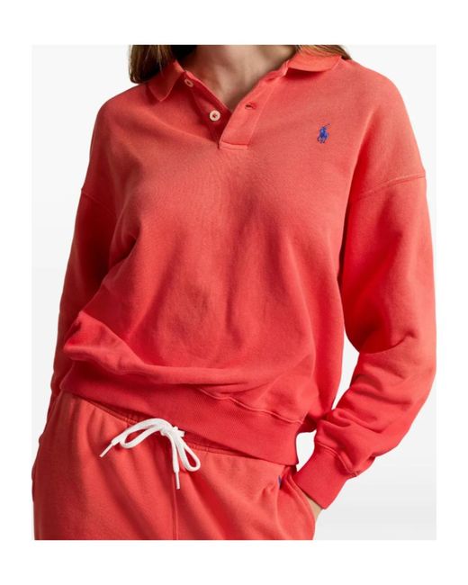 Polo Ralph Lauren Logo-Embroidered Long-Sleeve Polo Shirt
