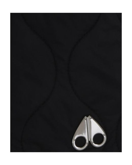 Moose Knuckles Black Quilted Recycled-Nylon Shorts