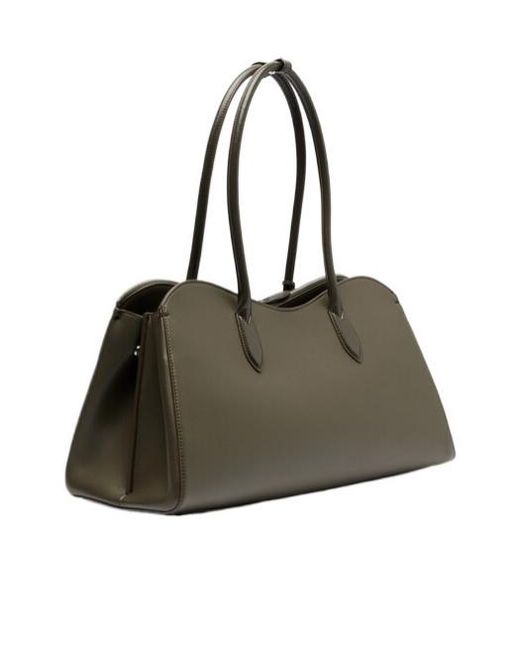 Stella McCartney Green Solid Color Tote Bag
