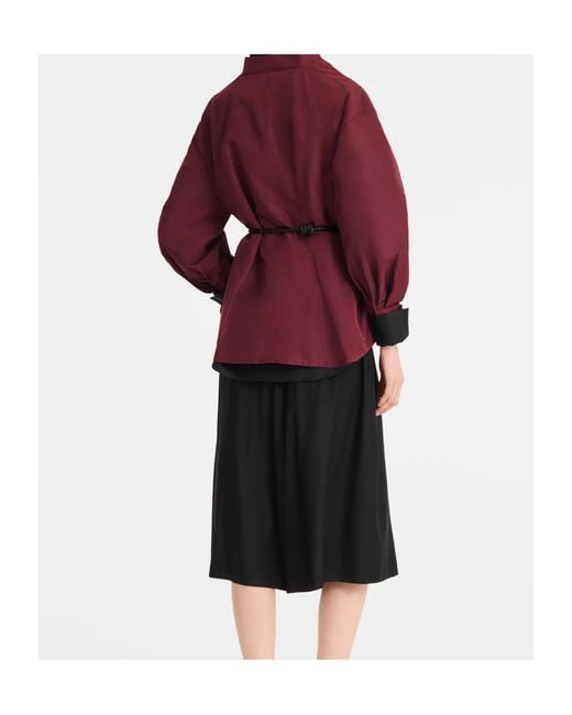 Longchamp Red Kimono Jacket