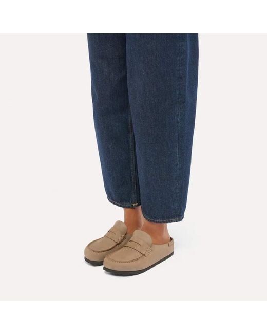 Birkenstock Brown Naples Wrapped Natural Leather Oiled for men