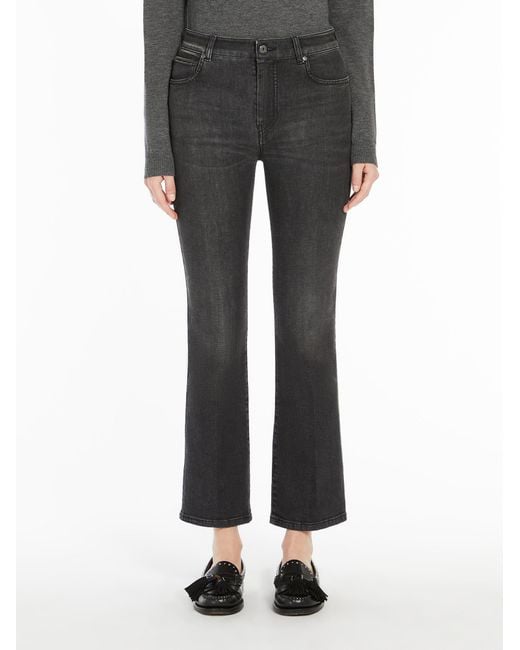 Weekend by Maxmara Gray Rapallo Cropped Jeans