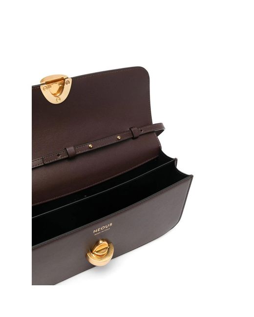 Neous Metallic Logo Handbag
