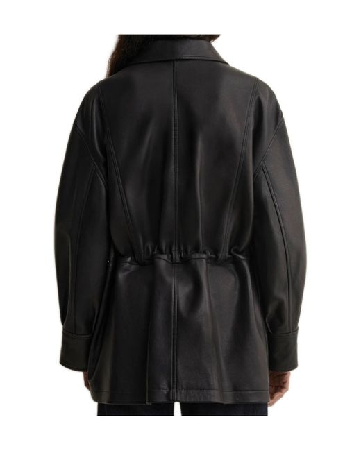 Arma Black Maeve Leather Jacket
