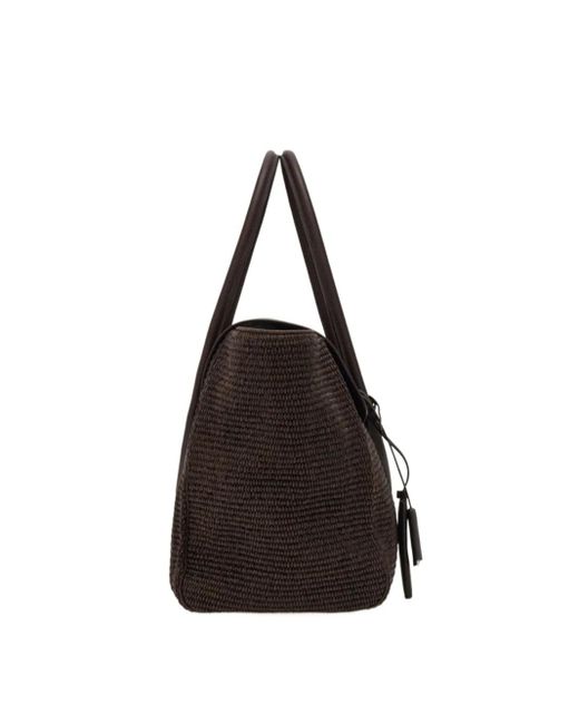 Ferragamo Black East-West Tote Bag (L)
